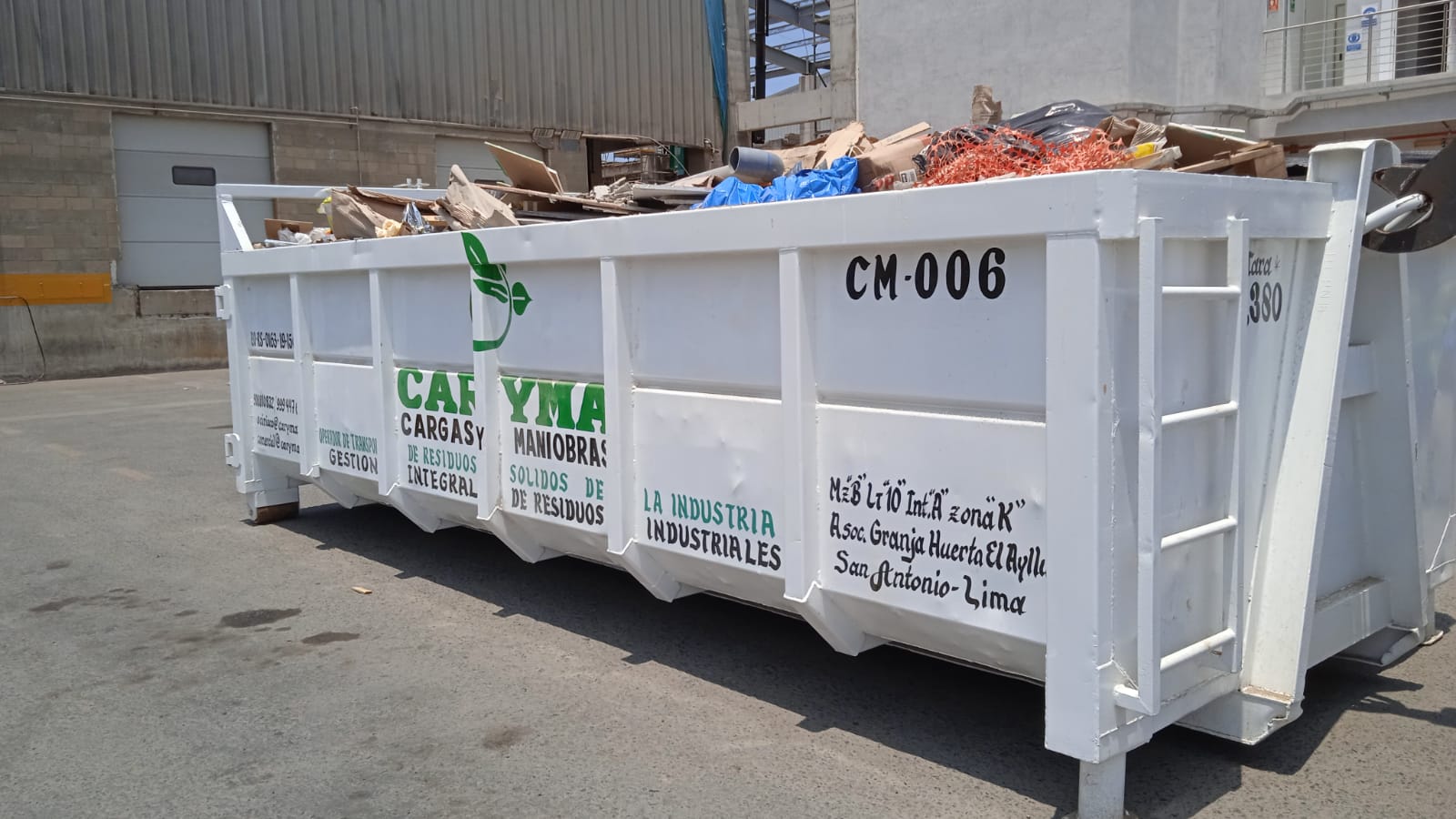 Contenedores Roll-Off CARYMA 15m3