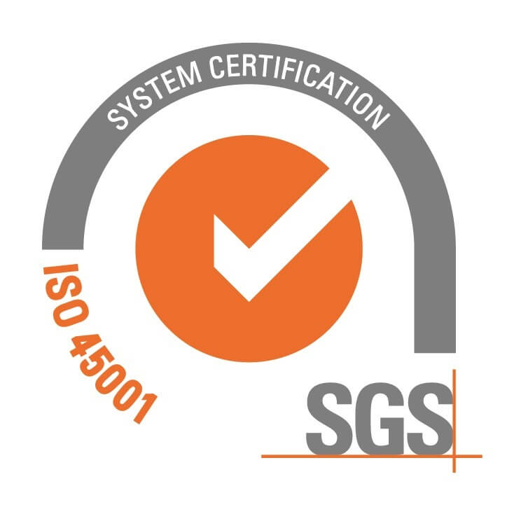 Certificación ISO 45001 otorgada por SGS a Caryma: Sistema de Gestión de la Seguridad y Salud en el Trabajo.
